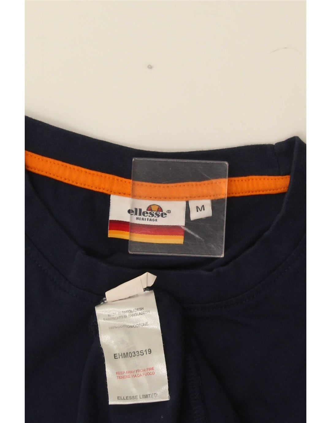 Tricou cu grafic pentru bărbați Ellesse Top mediu din bumbac bleumarin