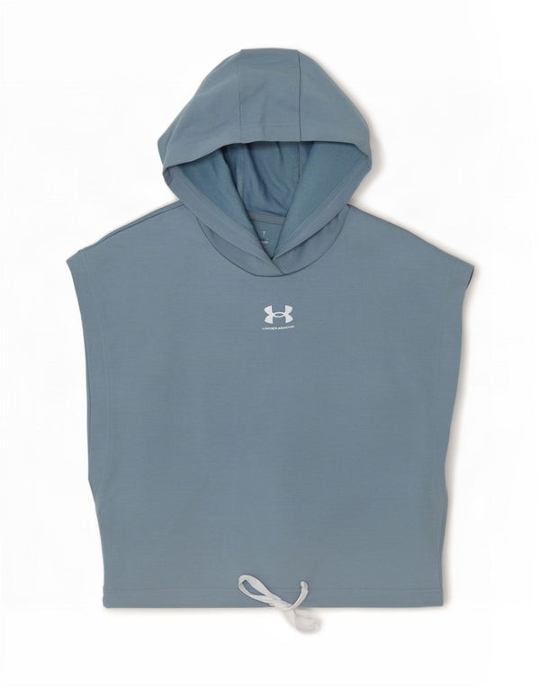 Top cu vestă supradimensionată cu glugă pentru femei Under Armour UK 10 Small Blue