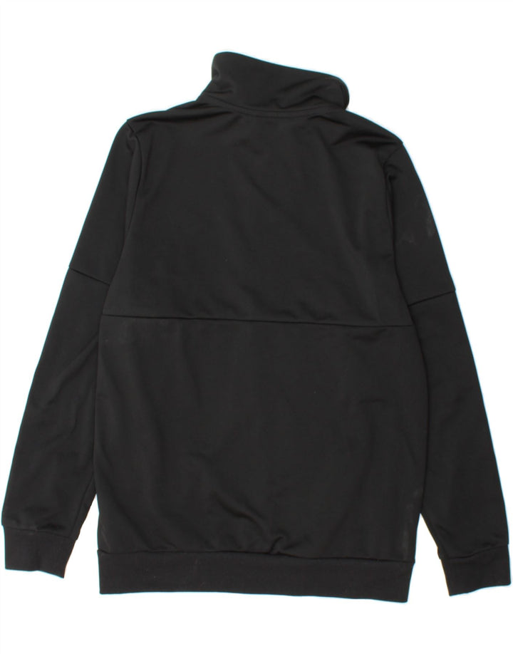 ADIDAS Boys Tracksuit Top Jacket 13-14 Years Black Polyester Vintage Adidas and Second-Hand Adidas from Messina Hembry 