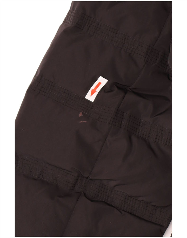 Palton căptușit cu glugă vintage pentru femei IT 50 XL poliester negru