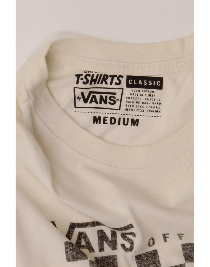 Tricou grafic Vans Classic Fit Top Bumbac alb mediu