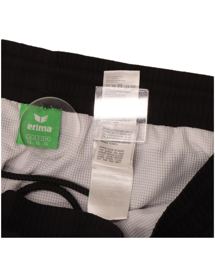 Pantaloni de trening grafic pentru bărbați ERIMA Pantaloni de jogging XL, negru, bloc de culoare