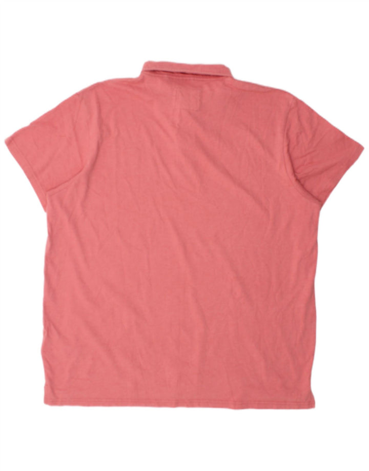 WEIRD FISH tricou polo pentru bărbați XL bumbac roz