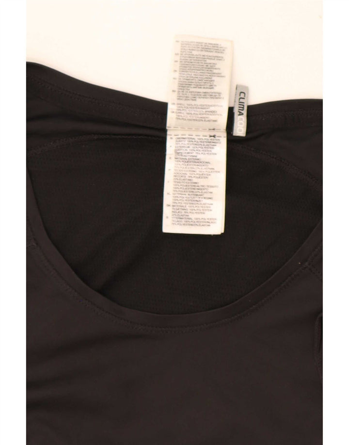 Tricou Adidas Climacool pentru femei Top UK 16 Poliester negru mare