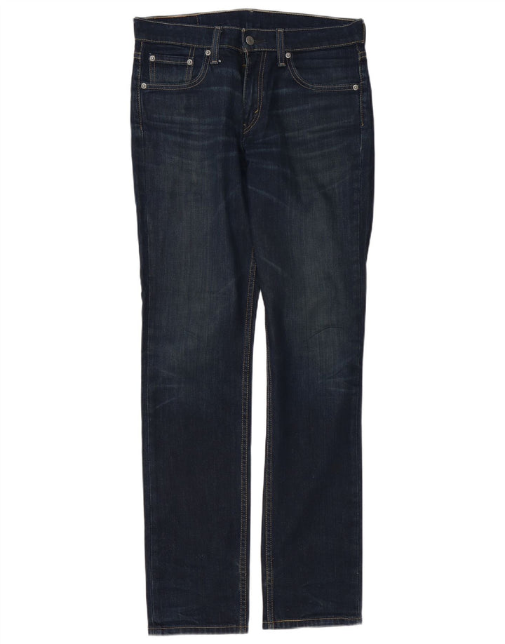 Blugi pentru bărbați 511 Slim LEVI'S L30 L34 Bumbac bleumarin