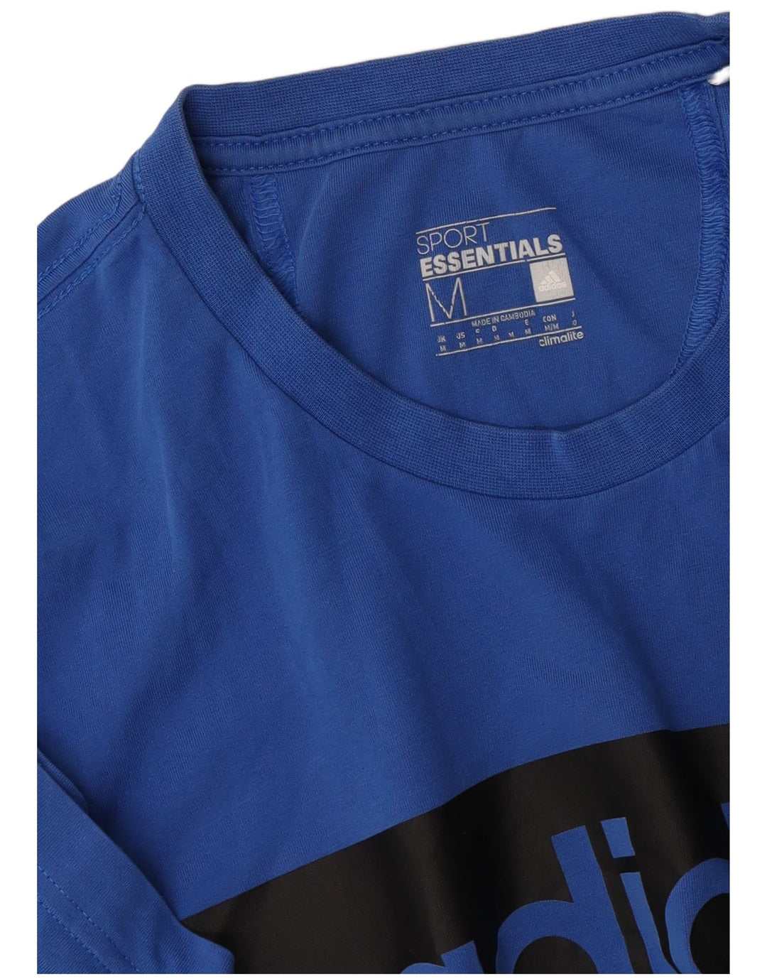 Tricou Adidas Climalite Graphic Top Medium Blue