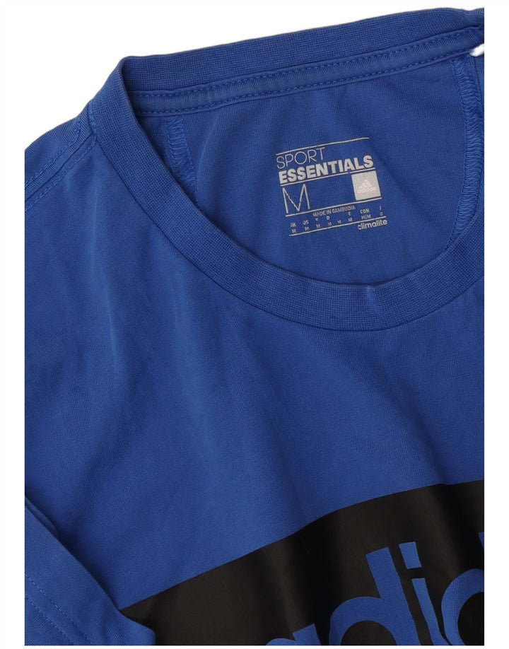 Tricou Adidas Climalite Graphic Top Medium Blue