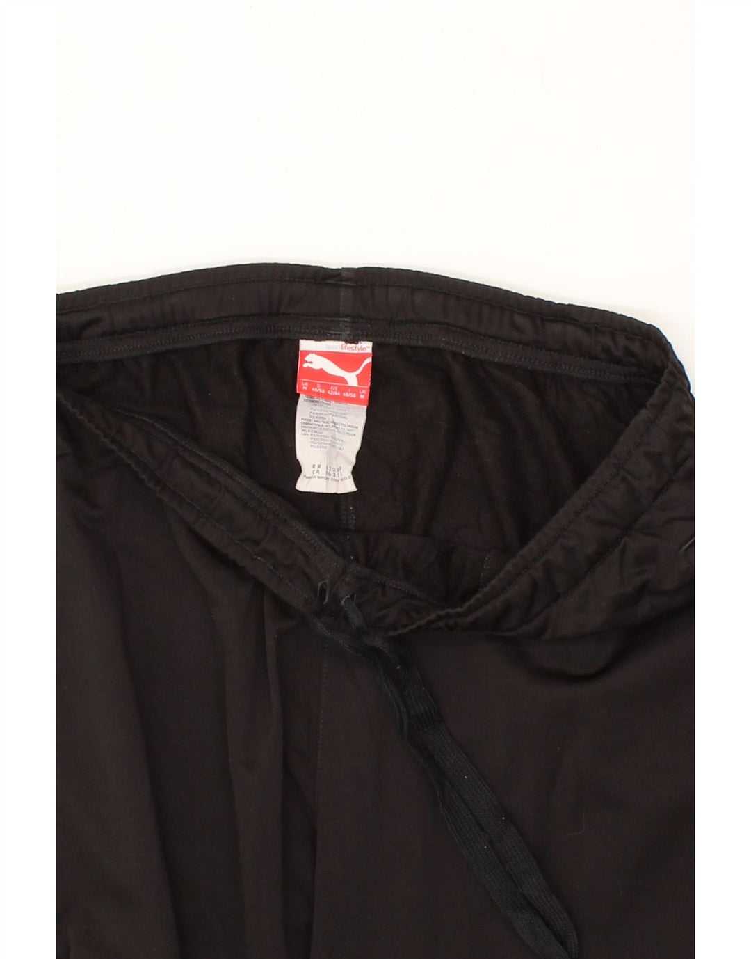 PUMA Mens Tracksuit Trousers Medium  Black Polyester Vintage Puma and Second-Hand Puma from Messina Hembry 