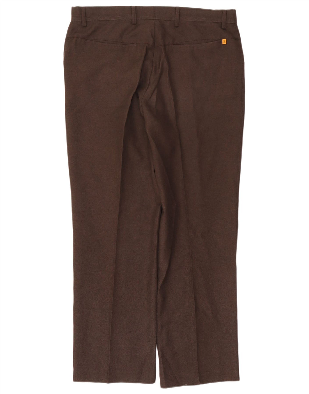 Farah Pantaloni Drepți Casual Bărbați L36 L29 Maro Poliester