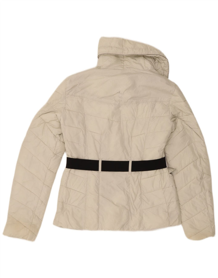 Jachetă căptușită Guess pentru femei UK 12 Medium Off White Poliamidă