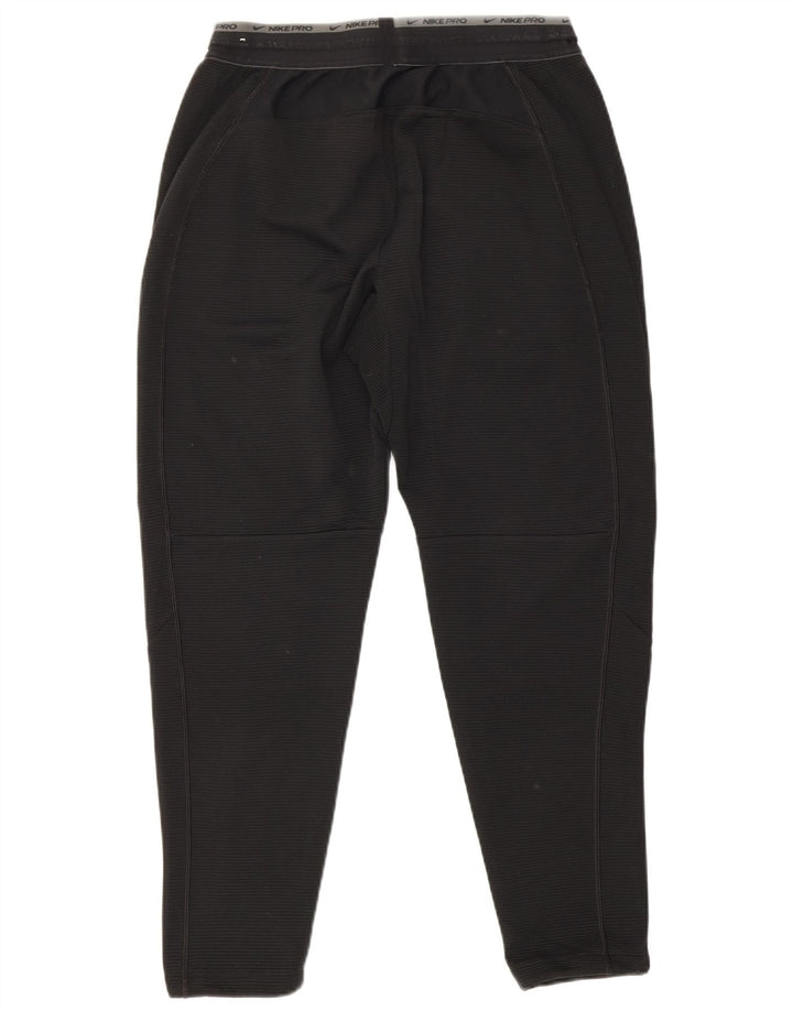 Pantaloni de trening Nike Dri Fit Graphic pentru bărbați, poliester mediu negru
