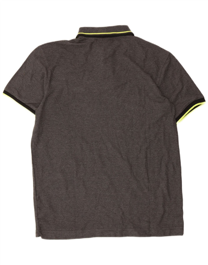 Tricou polo Fila pentru bărbați, mare, gri bumbac