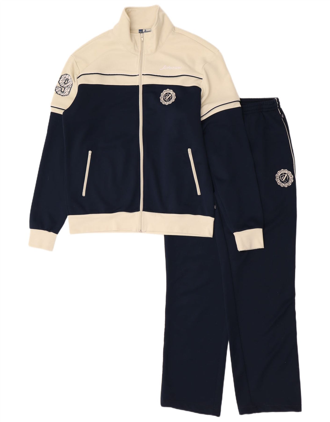 Trening complet Oasis pentru bărbați, XL, albastru bleumarin, poliester color bloc