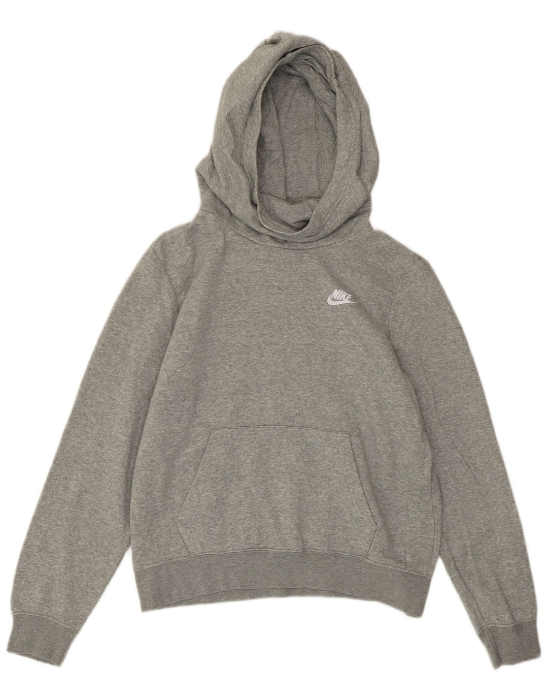 Pulover NIKE pentru femei, UK 14, bumbac gri mediu