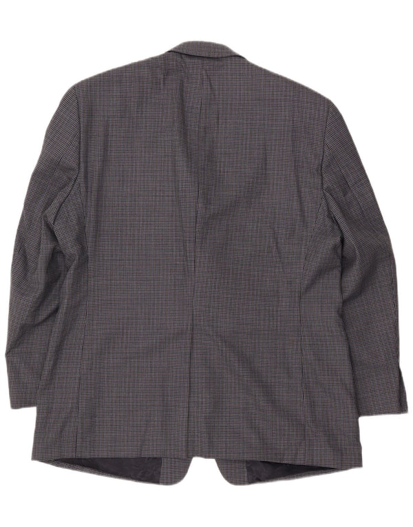 Blazer pentru bărbați Chaps, cu 2 nasturi, Marea Britanie 44 2XL Lână cu picior de gală bleumarin