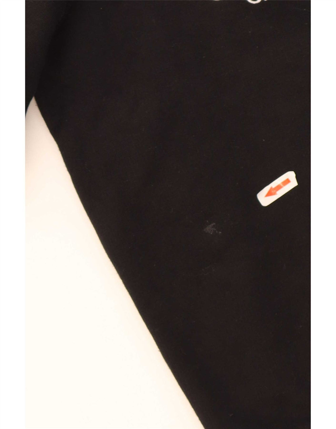 Jack Wills Pulover supradimensionat cu grafic pentru femei UK 8 Small Negru