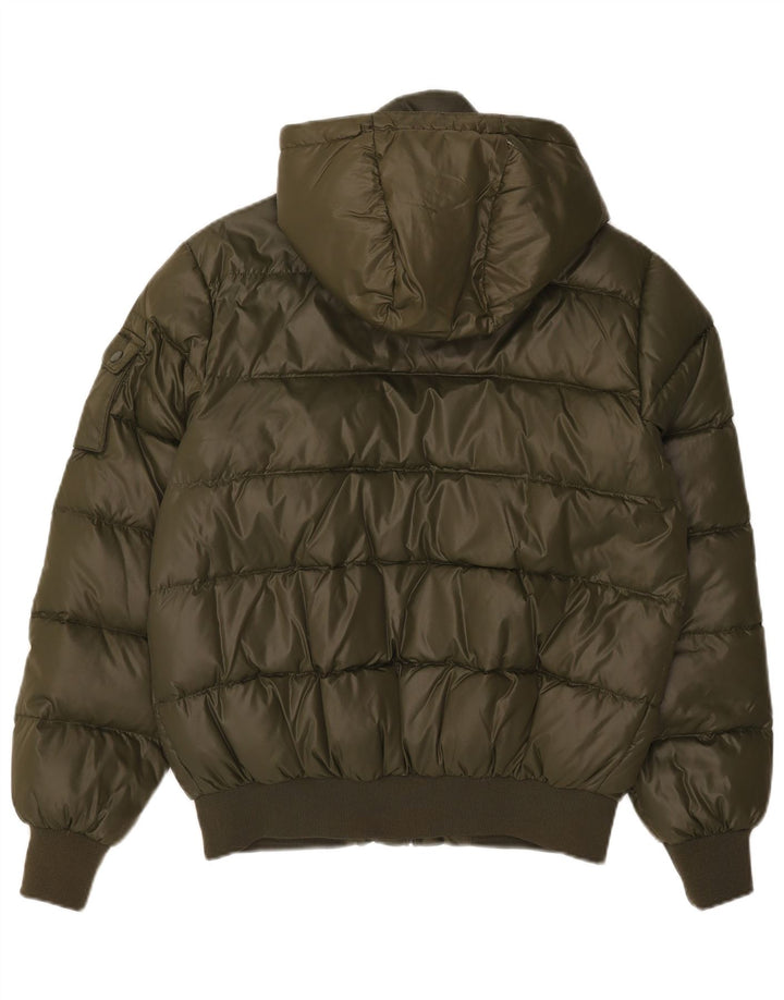Jachetă căptușită cu glugă North Sails pentru bărbați UK 38 Medium Khaki Nylon