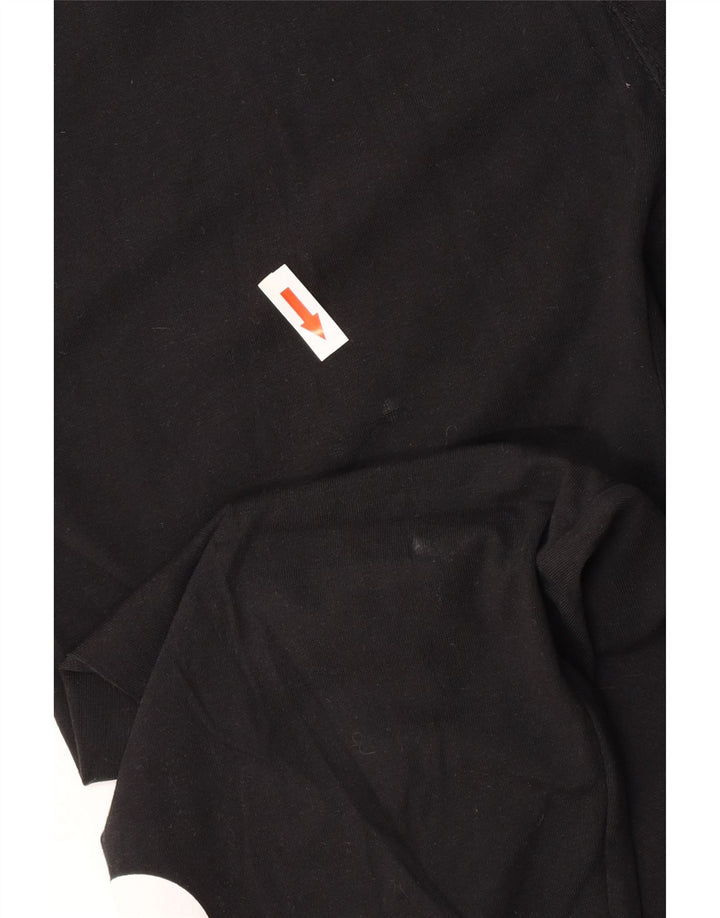 UMBRO Leggings crop pentru femei UK 12 Bumbac mediu negru