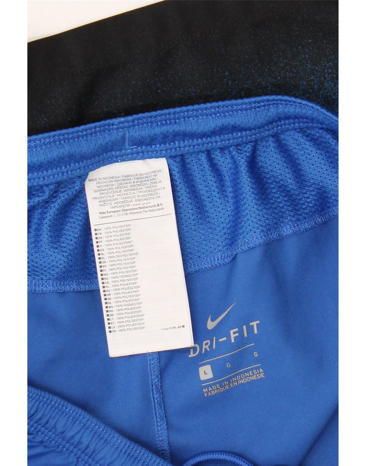 Pantaloni scurți sport Nike Dri Fit pentru bărbați, mari, albastru, din poliester