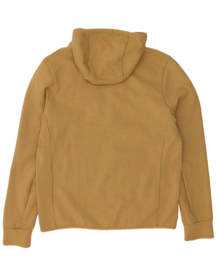Jachetă bomber cu glugă pentru bărbați Adidas UK 38, bumbac mediu bej