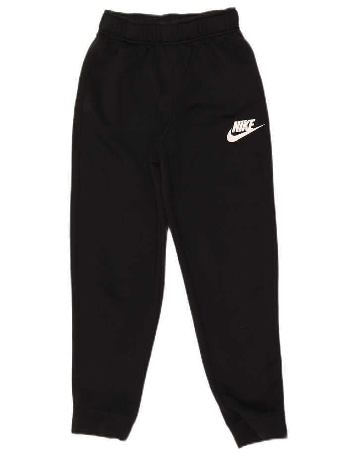 Nike băieți pantaloni de trening Pantaloni de jogging 8-9 ani poliester negru mic