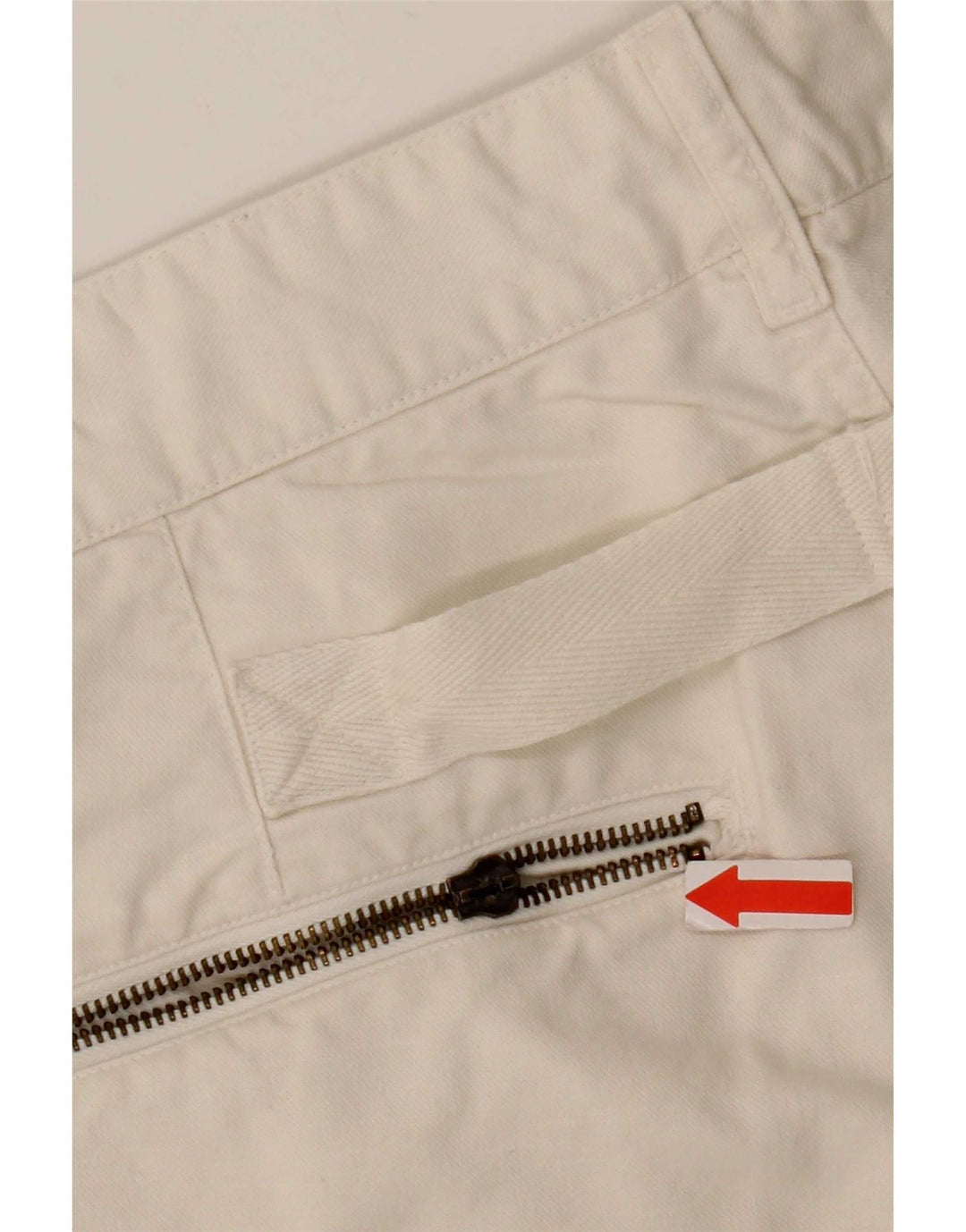 Gaudi Mens Cargo Shorts XL W38 White Bumbac