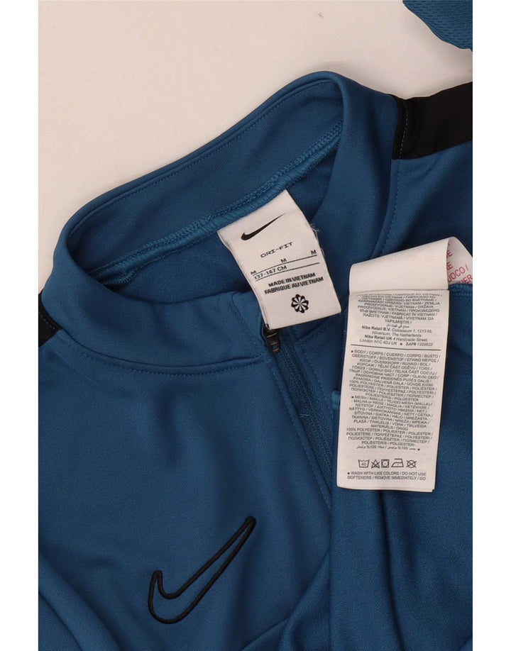 Trening pentru băieți Dri Fit Pullover Top 10-11 ani albastru mediu
