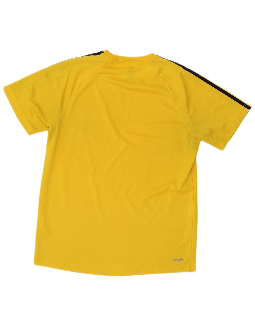 Adidas Mens Climalite T-Shirt Top Medium Yellow Polyester