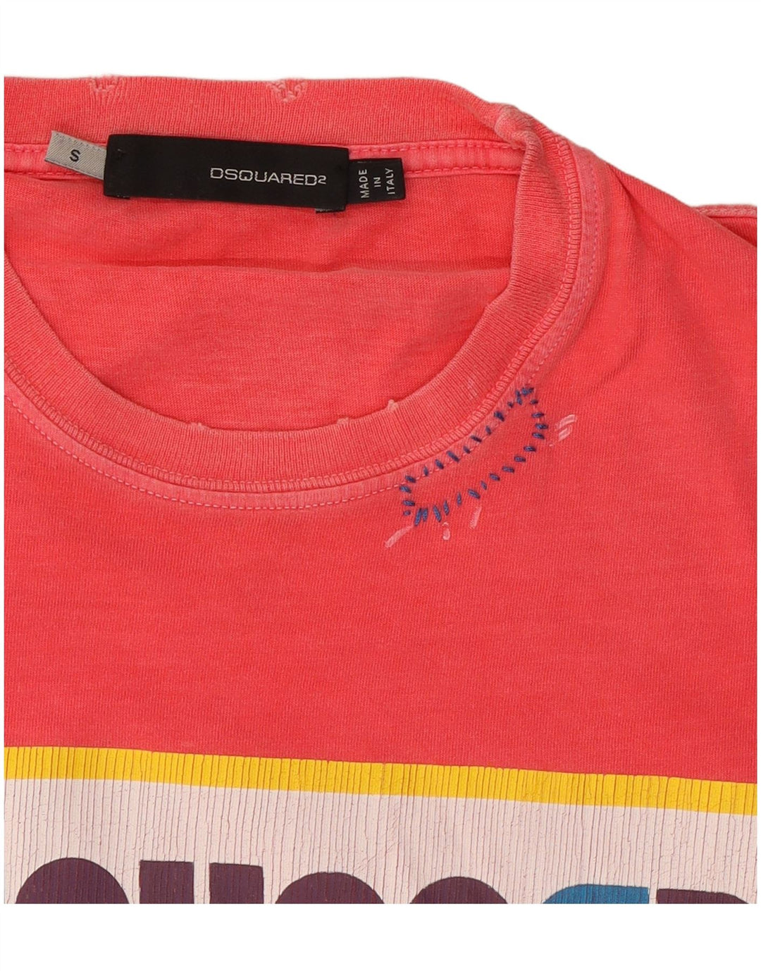 Tricou grafic pentru bărbați Dsquared2 Top mic roz