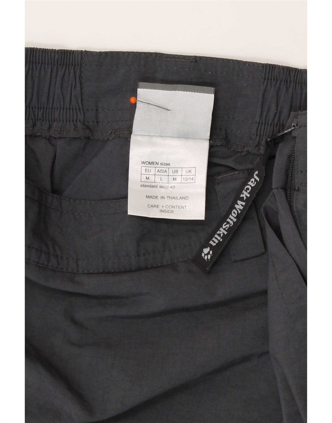 Pantaloni pantaloni Jack Wolfskin pentru femei UK 12/ 14 Medium Gri Poliamidă