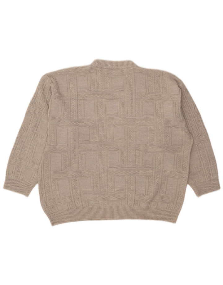 Pulover pentru bărbați Nick Taylor, cu gâtul turn, XL, gri acrilic