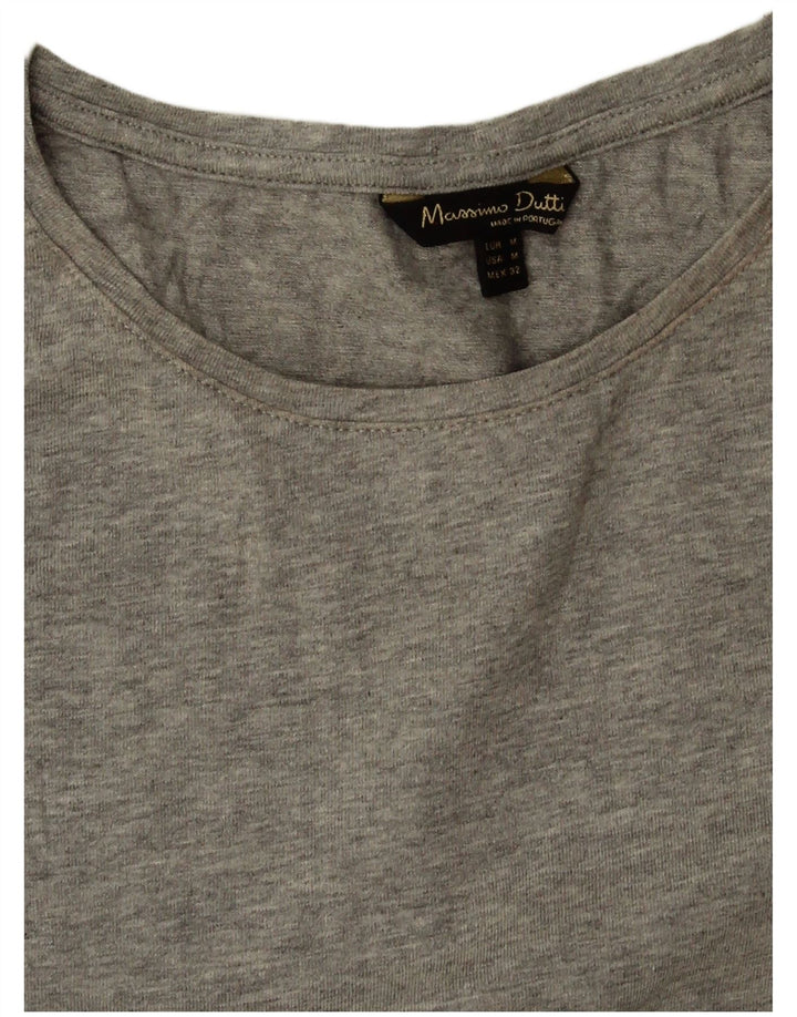 Massimo Dutti Tricou pentru femei Top UK 12 Medium Gri