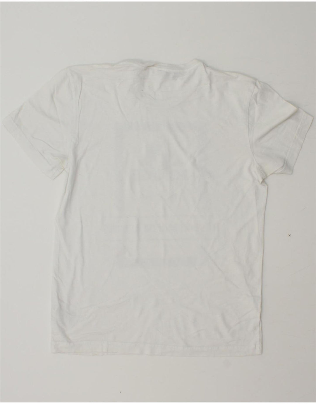 ADIDAS Mens Graphic T-Shirt Top Small White Cotton Vintage Adidas and Second-Hand Adidas from Messina Hembry 