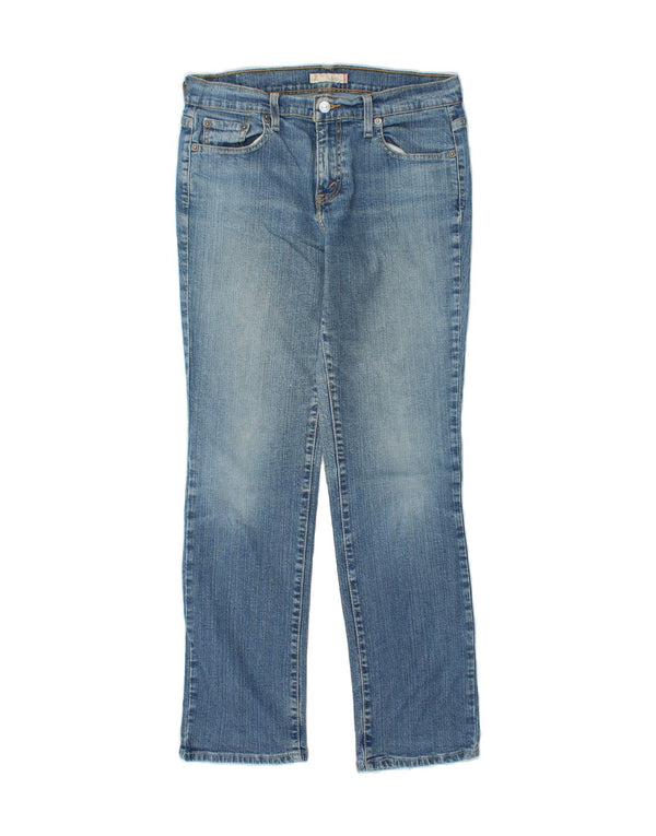 LEVI'S Womens 505 Straight Jeans US 8 Medium W30 L31 Blue Cotton