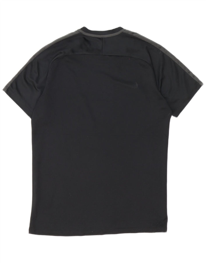 Tricou Nike Dri Fit pentru bărbați Top Mediu Negru Poliester Bloc de culoare