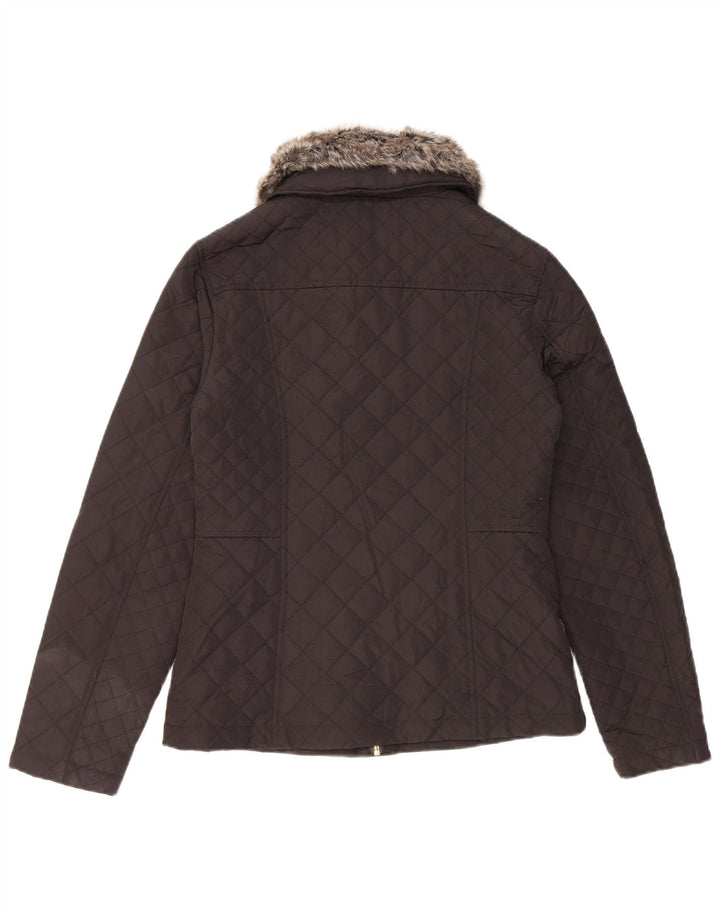 Jachetă matlasată OASIS pentru femei UK 6 XS poliester negru