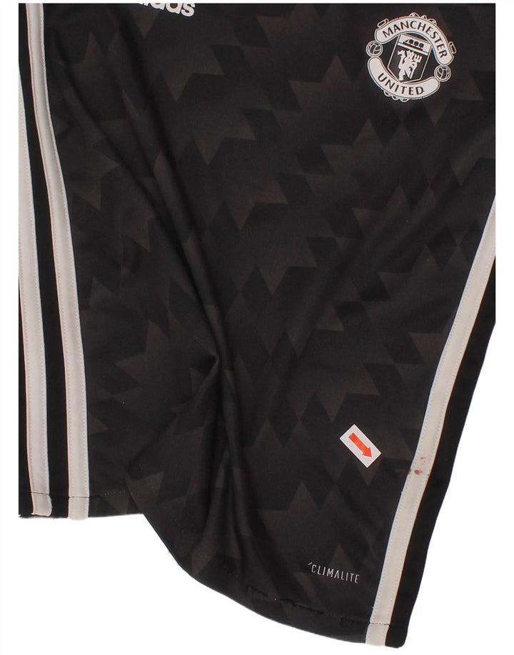 Tricou grafic ADIDAS Manchester United pentru băieți Top 4-5 ani negru