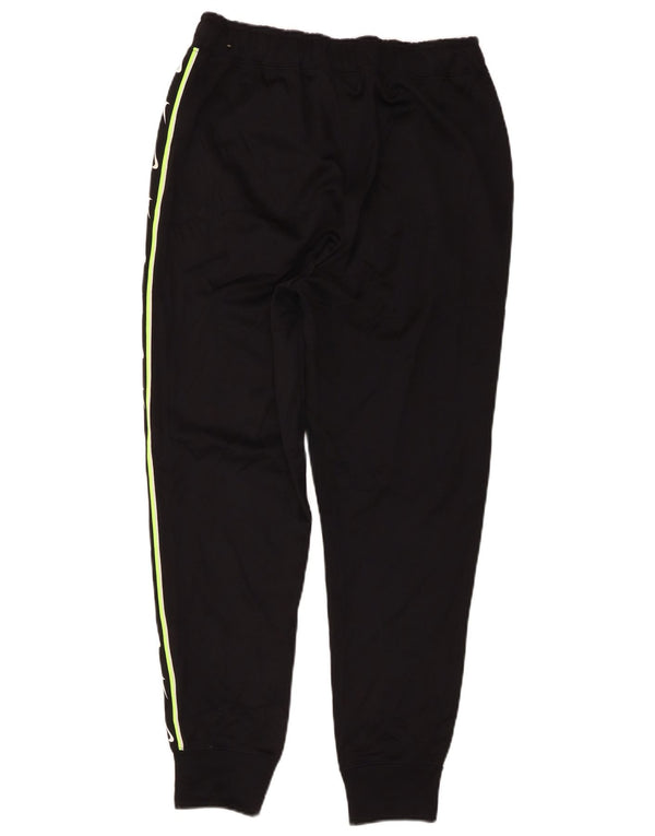 Pantaloni de trening grafic pentru bărbați Nike Pantaloni de jogging, poliester negru mic