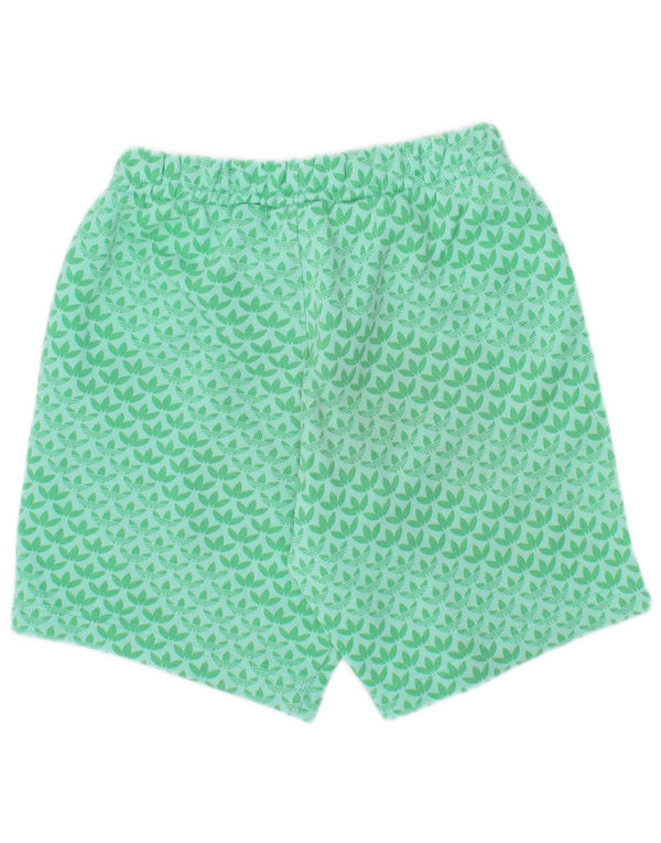Pantaloni scurți sport pentru fete Adidas 2-3 ani, verde, bumbac