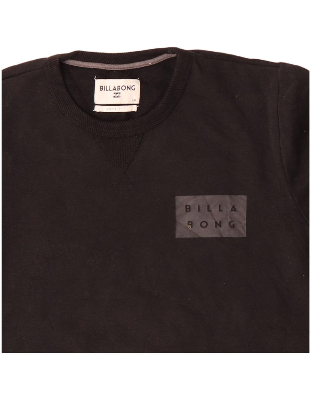 Pulover pentru bărbați Billabong Core Fit Graphic Pulover mare, negru, bumbac