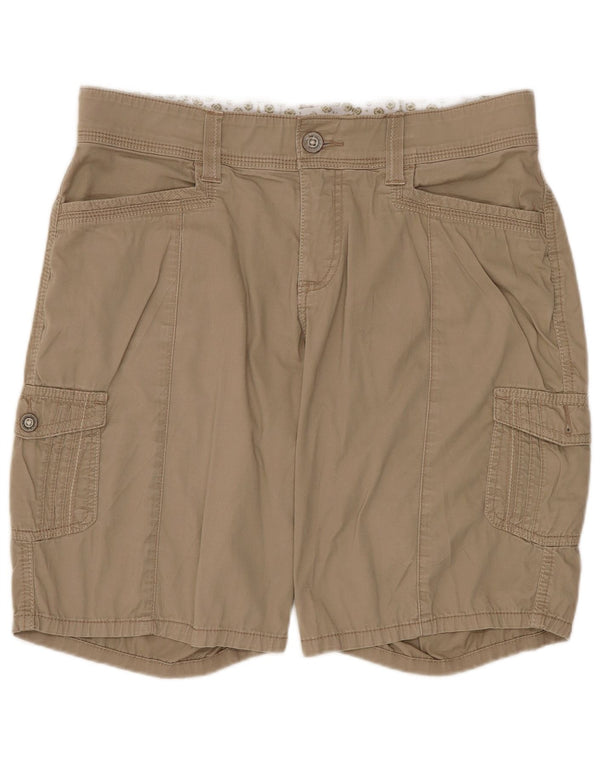 Pantaloni scurti cargo pentru femei Lee US 10 Large W32 Beige Bumbac