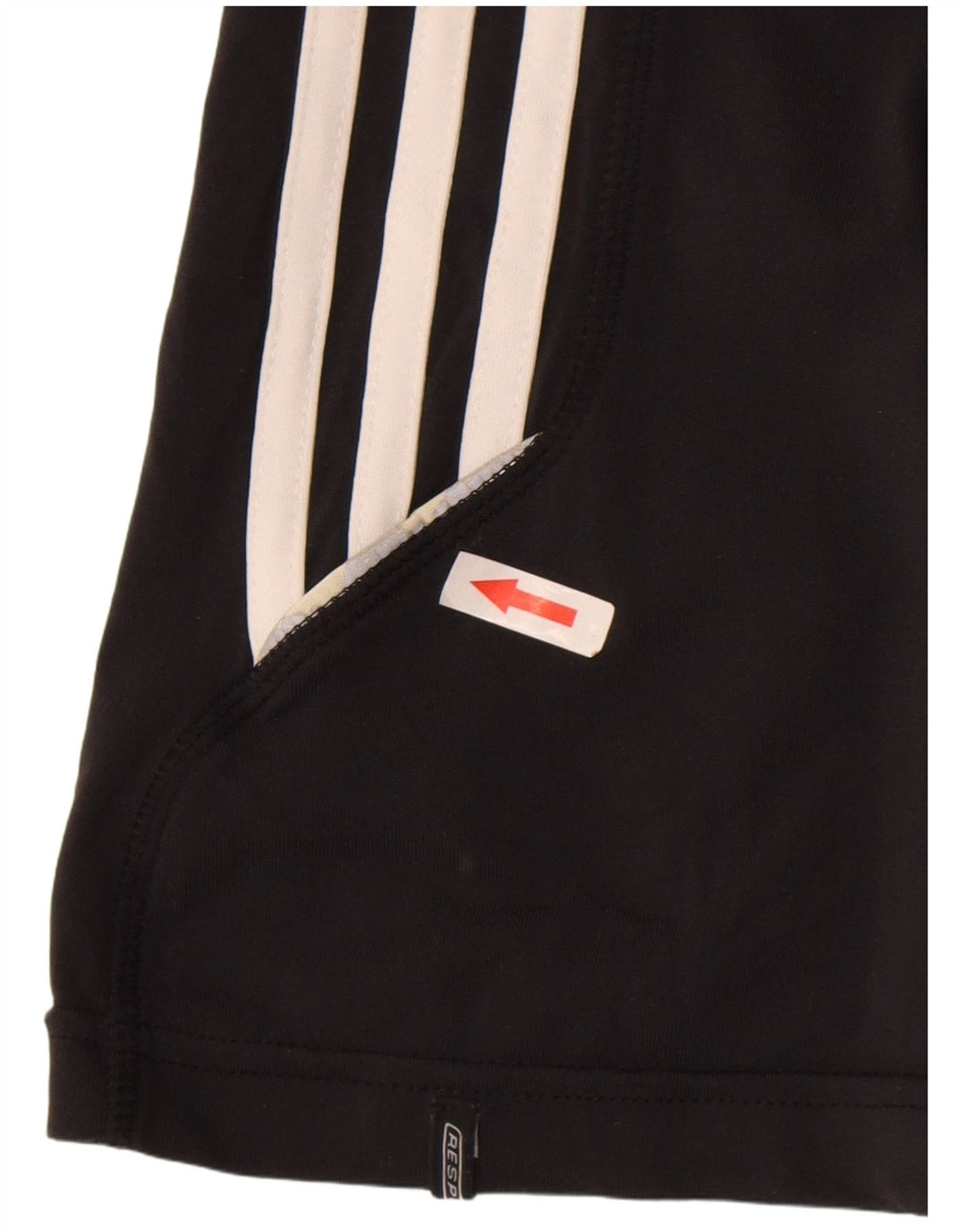 Pantaloni scurți sport Adidas pentru femei UK 12 Medium Black Nylon