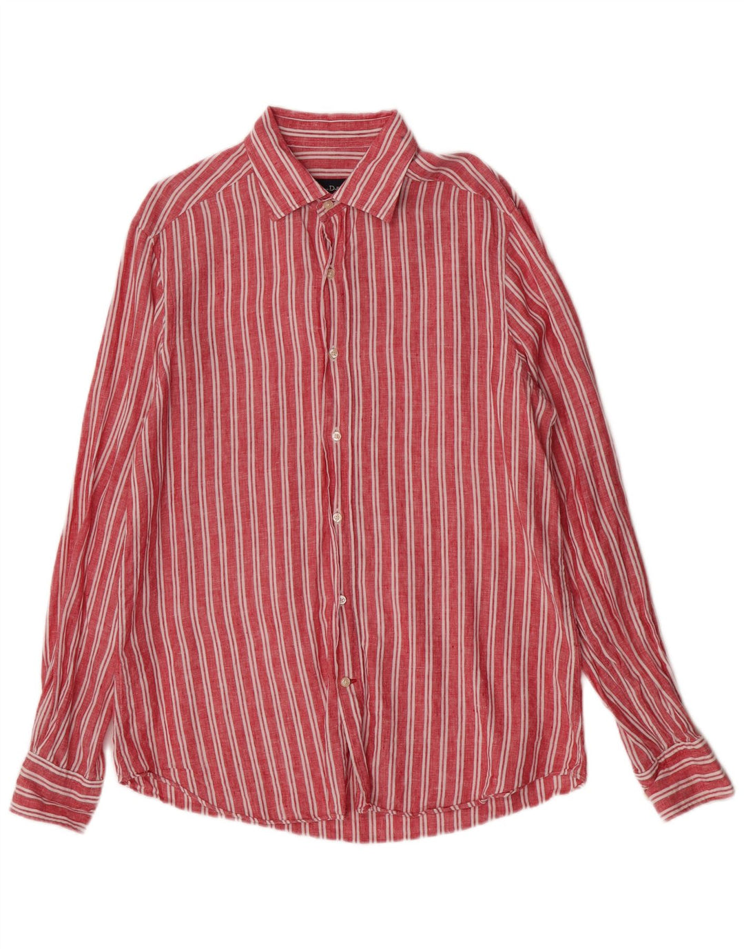 Cămașă Massimo Dutti pentru bărbați cu dungi roșii mari