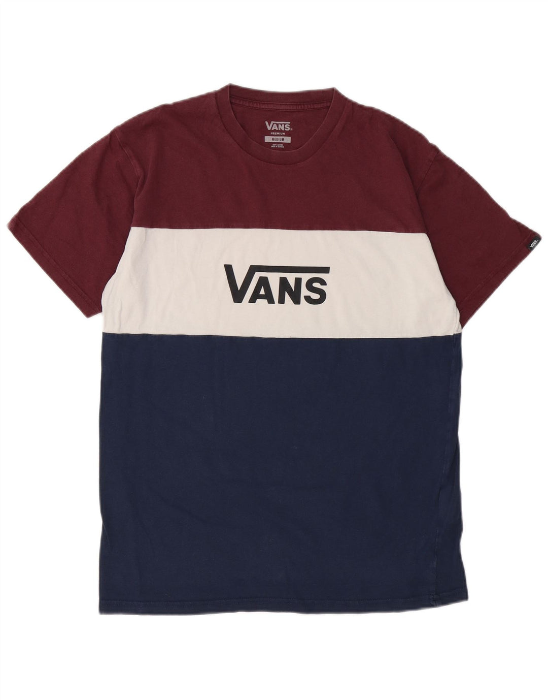 Tricou grafic pentru bărbați VANS Top mediu multicolor din bumbac color bloc