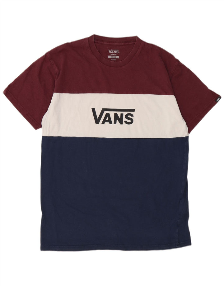 Tricou grafic pentru bărbați VANS Top mediu multicolor din bumbac color bloc