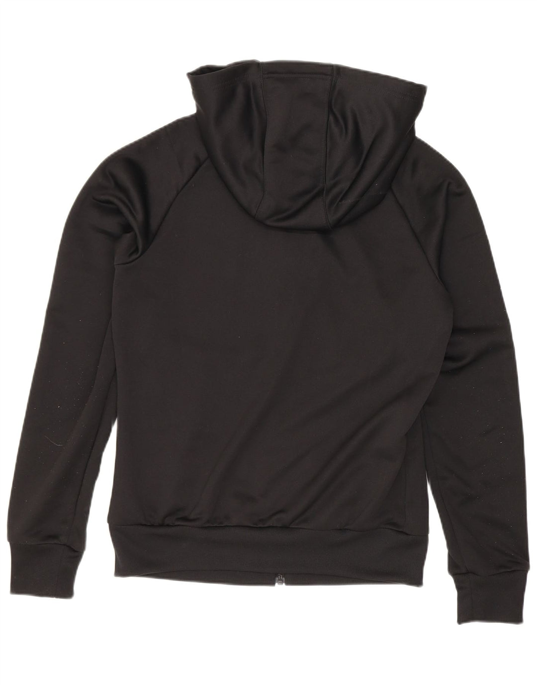 Pulover Adidas pentru femei, cu fermoar, UK 8, poliester negru mic