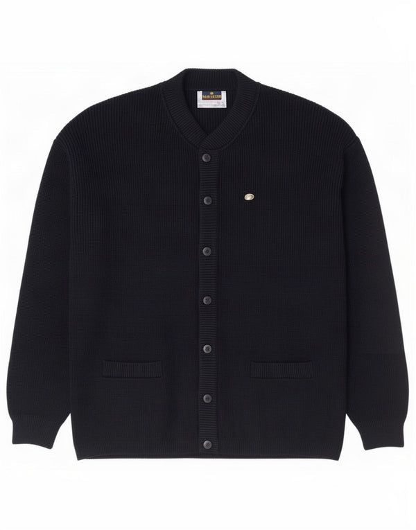 Il Granchio Pulover Cardigan pentru bărbați XL Lână bleumarin
