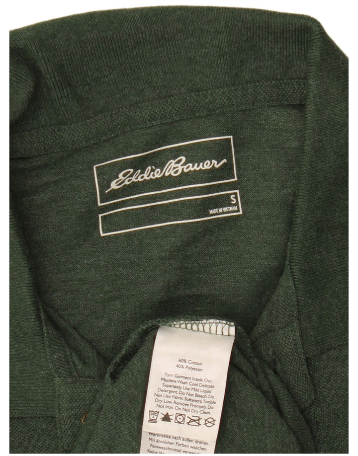 EDDIE BAUER Tricou polo pentru bărbați, bumbac verde mic