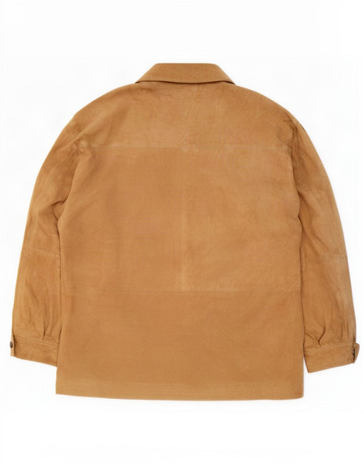 Jachetă de piele intoarsa pentru femei Simonetta UK 14 Medium Beige Piele