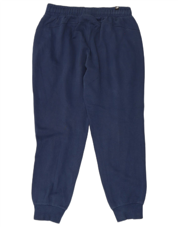 Pantaloni de trening Puma Grafic pentru bărbați Pantaloni de jogging Medium Bleumarin